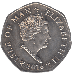 2016 TT LEGENDS 50P ISLE OF MAN REF-2 - 50P REGIONAL ISSUES - Cambridgeshire Coins