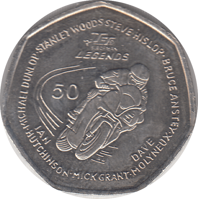 2016 TT LEGENDS 50P REF - 2 - WORLD COINS - Cambridgeshire Coins