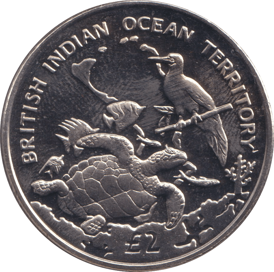 2016 TWO POUNDS ARCHIPELAGO AND WILDLIFE BRITISH INDIAN OCEAN TERRITORY - WORLD COINS - Cambridgeshire Coins