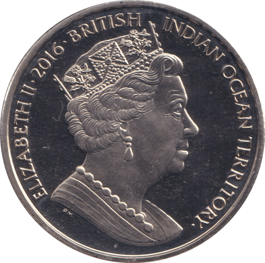 2016 TWO POUNDS ARCHIPELAGO AND WILDLIFE BRITISH INDIAN OCEAN TERRITORY - WORLD COINS - Cambridgeshire Coins