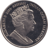 2016 TWO POUNDS ARCHIPELAGO AND WILDLIFE BRITISH INDIAN OCEAN TERRITORY - WORLD COINS - Cambridgeshire Coins