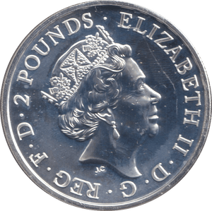 2016 TWO POUNDS SILVER PROOF YEAR OF THE MONKEY - SILVER WORLD COINS - Cambridgeshire Coins