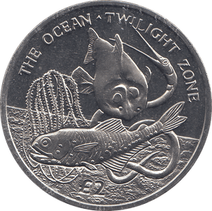 2016 TWO POUNDS THE OCEAN DAYLIGHT ZONE ( BU ) - WORLD COINS - Cambridgeshire Coins