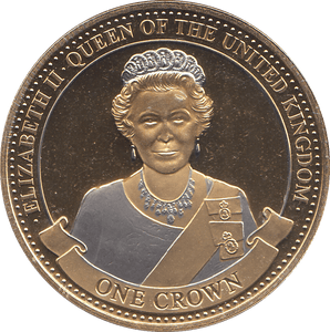 2017 1 CROWN QUEEN ELIZABETH GIBRALTAR ( BU ) - CROWN - Cambridgeshire Coins
