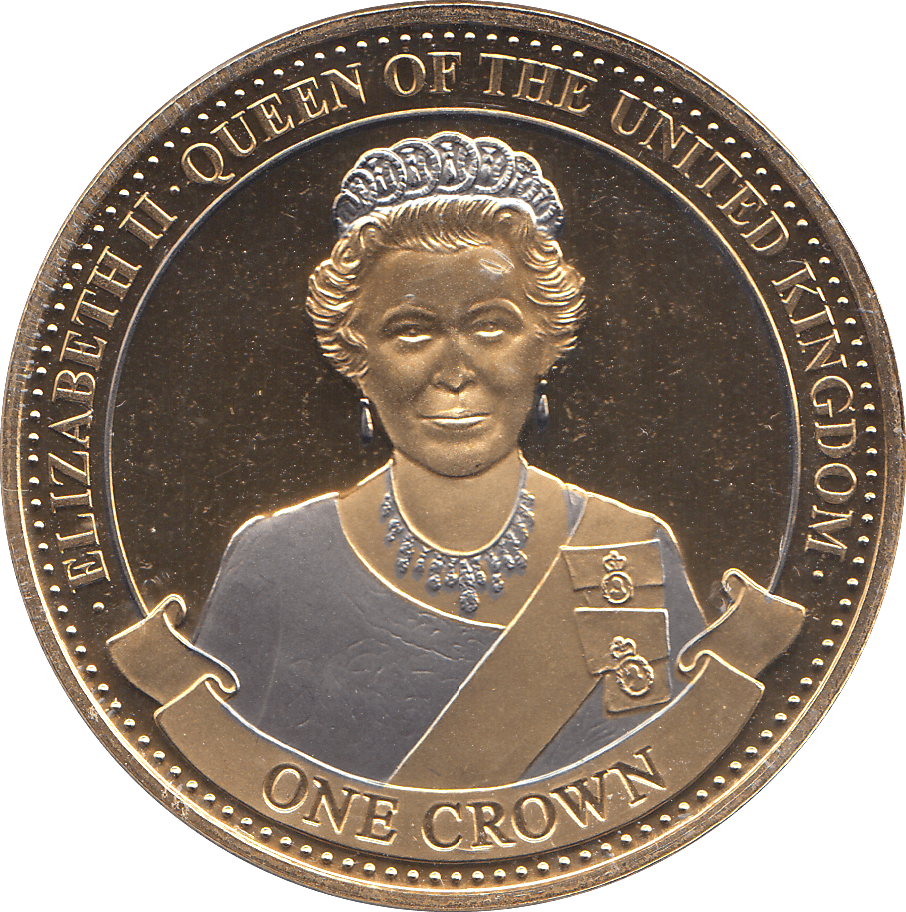 2017 1 CROWN QUEEN ELIZABETH GIBRALTAR ( BU ) - CROWN - Cambridgeshire Coins