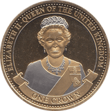 2017 1 CROWN QUEEN ELIZABETH GIBRALTAR ( BU ) - CROWN - Cambridgeshire Coins