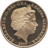 2017 1 CROWN QUEEN ELIZABETH GIBRALTAR ( BU ) - CROWN - Cambridgeshire Coins