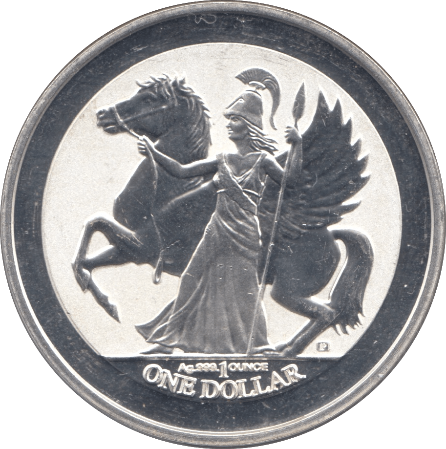2017 1OZ BRITISH VIRGIN ISLANDS .999 SILVER COIN BU - SILVER WORLD COINS - Cambridgeshire Coins