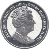 2017 1OZ BRITISH VIRGIN ISLANDS .999 SILVER COIN BU - SILVER WORLD COINS - Cambridgeshire Coins