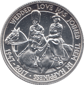 2017 20 POUNDS SILVER WEDDING ANNIVERSARY ( BU ) - £5 BU - Cambridgeshire Coins