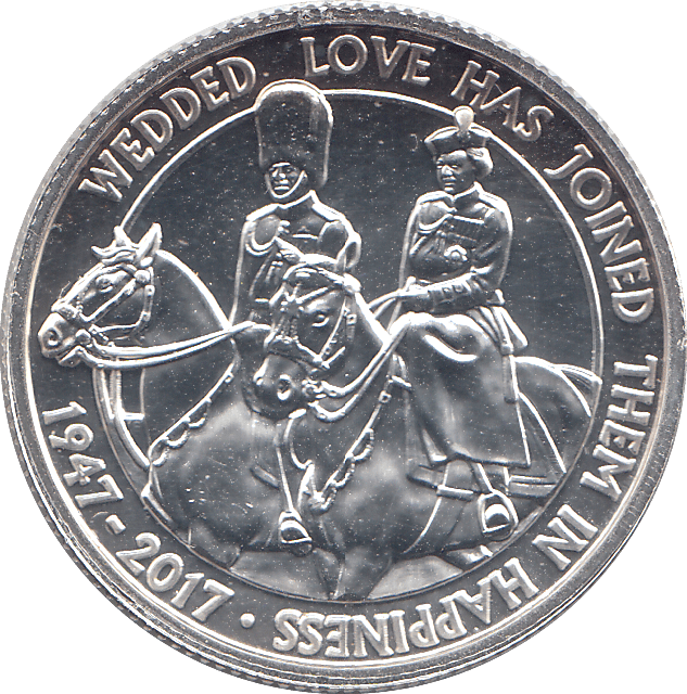 2017 20 POUNDS SILVER WEDDING ANNIVERSARY ( BU ) - £5 BU - Cambridgeshire Coins