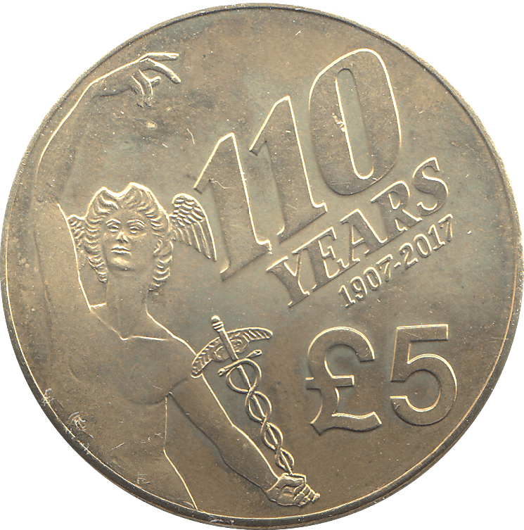 2017 5 POUND COIN 110 YEARS OF TT - WORLD COINS - Cambridgeshire Coins
