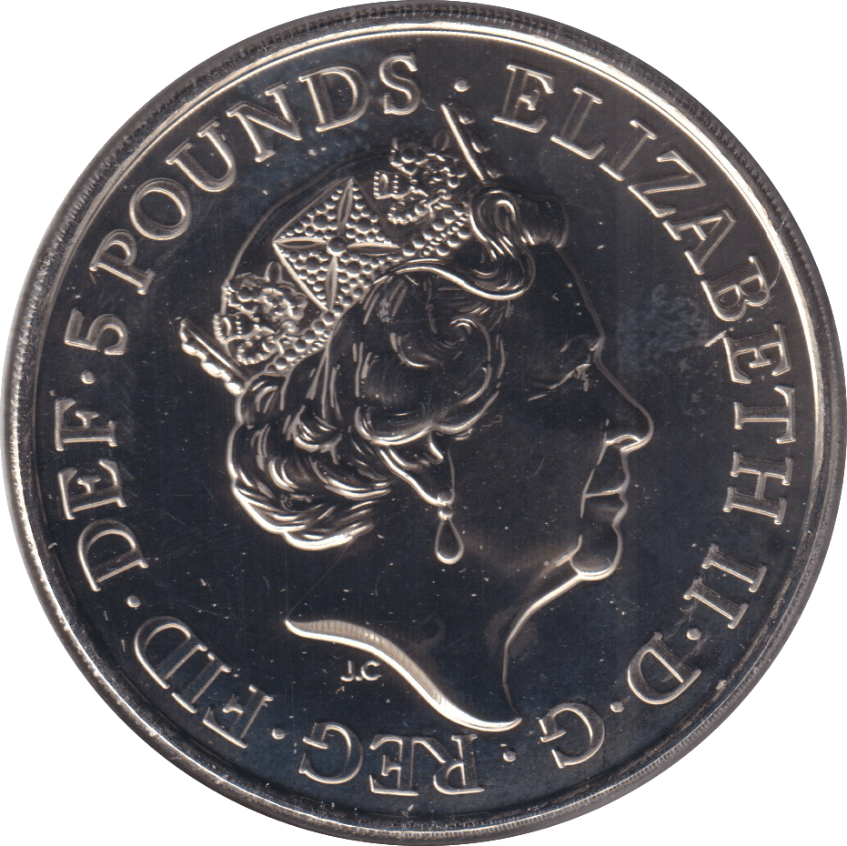 2017 £5 SAPPHIRE JUBILEE - WORLD COINS - Cambridgeshire Coins