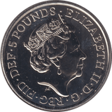 2017 £5 SAPPHIRE JUBILEE - WORLD COINS - Cambridgeshire Coins