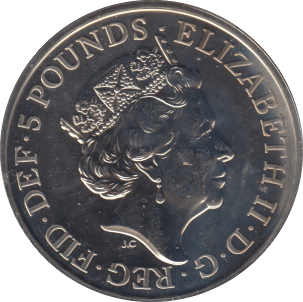 2017 £5 UNICORN OF SCOTLAND ( BU ) - WORLD COINS - Cambridgeshire Coins