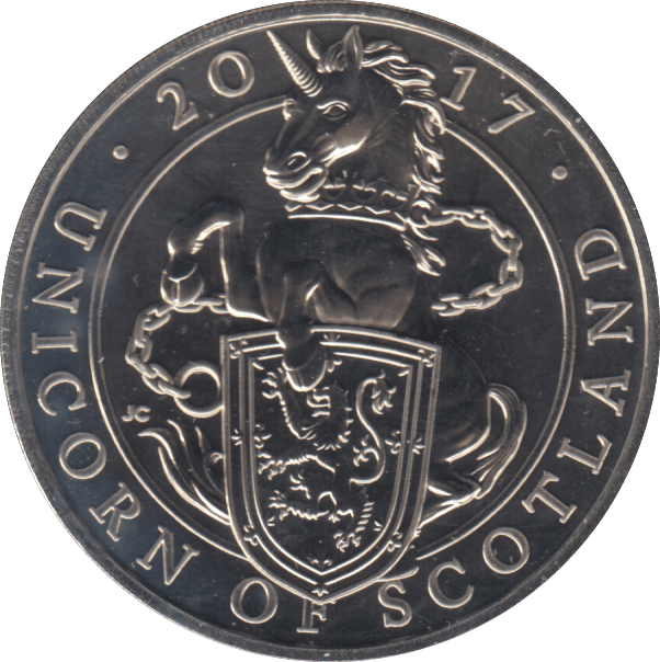2017 £5 UNICORN OF SCOTLAND ( BU ) - WORLD COINS - Cambridgeshire Coins