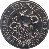 2017 £5 UNICORN OF SCOTLAND ( BU ) - WORLD COINS - Cambridgeshire Coins