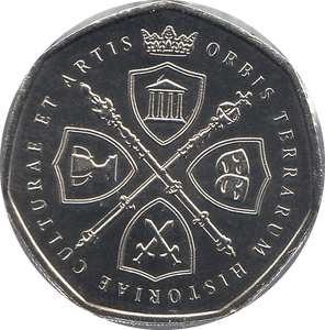 2017 50 P SHAPED FALLSCHIRMJAGER FELDWEBEL - WORLD COINS - Cambridgeshire Coins