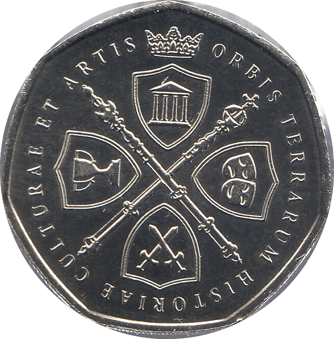 2017 50 P SHAPED FALLSCHIRMJAGER FELDWEBEL - WORLD COINS - Cambridgeshire Coins