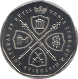 2017 50 P SHAPED FALLSCHIRMJAGER FELDWEBEL - WORLD COINS - Cambridgeshire Coins