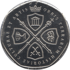 2017 50 p SHAPED MEDALLION 13TH INFANTRY BATALION PRIVATE - WORLD COINS - Cambridgeshire Coins