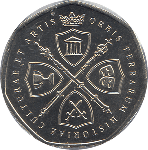 2017 50 p SHAPED MEDALLION SAS PRIVATE - WORLD COINS - Cambridgeshire Coins