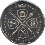 2017 50 p SHAPED MEDALLION SAS PRIVATE - WORLD COINS - Cambridgeshire Coins