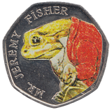 2017 50 PENCE MR JEREMY FISHER COLOURED ( BU ) - WORLD COINS - Cambridgeshire Coins