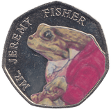 2017 50 PENCE MR JEREMY FISHER COLOURED ( BU ) - WORLD COINS - Cambridgeshire Coins