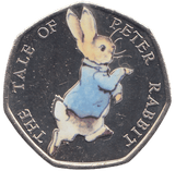 2017 50 PENCE THE TALE OF PETER RABBIT COLOURED ( BU ) - WORLD COINS - Cambridgeshire Coins