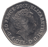 2017 50 PENCE THE TALE OF PETER RABBIT COLOURED ( BU ) - WORLD COINS - Cambridgeshire Coins