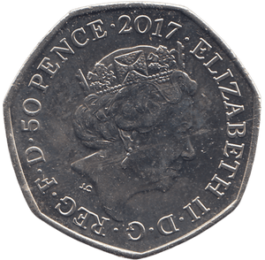 2017 50 PENCE TOM KITTEN COLOURED ( BU ) - WORLD COINS - Cambridgeshire Coins