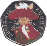 2017 50P BENJAMIN BUNNY COLOURED ( BU ) - BEATRIX POTTER 50P - Cambridgeshire Coins