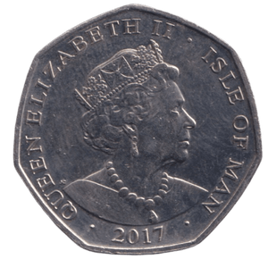 2017 50P PLATINUM WEDDING ISLE OF MAN - WORLD COINS - Cambridgeshire Coins