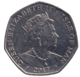 2017 50P PLATINUM WEDDING ISLE OF MAN - WORLD COINS - Cambridgeshire Coins