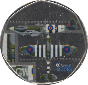 2017 50p SHAPED MEDALLION D DAY - WORLD COINS - Cambridgeshire Coins