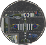 2017 50p SHAPED MEDALLION D DAY - WORLD COINS - Cambridgeshire Coins