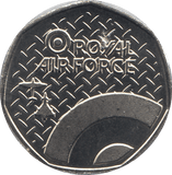2017 50p SHAPED MEDALLION D DAY - WORLD COINS - Cambridgeshire Coins