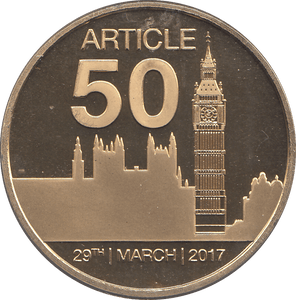 2017 ARTICLE 50 COIN - WORLD COINS - Cambridgeshire Coins