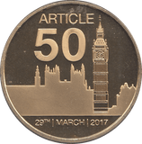 2017 ARTICLE 50 COIN - WORLD COINS - Cambridgeshire Coins