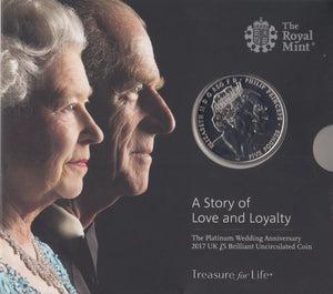 2017 BRILLIANT UNCIRCULATED £5 COIN PRESENTATION PACK LOVE AND LOYALTY - £5 BU PACK - Cambridgeshire Coins