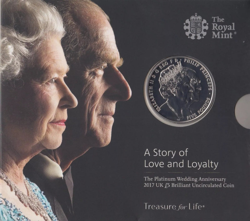 2017 BRILLIANT UNCIRCULATED £5 COIN PRESENTATION PACK LOVE AND LOYALTY - £5 BU PACK - Cambridgeshire Coins