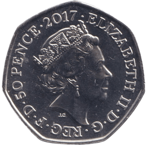 2017 BU 50P BEATRIX POTTER PETER RABBIT - 50p BU - Cambridgeshire Coins