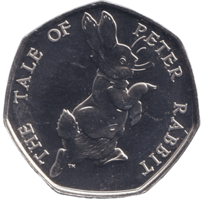 2017 BU 50P BEATRIX POTTER PETER RABBIT - 50p BU - Cambridgeshire Coins