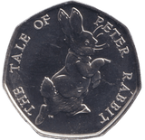 2017 BU 50P BEATRIX POTTER PETER RABBIT - 50p BU - Cambridgeshire Coins
