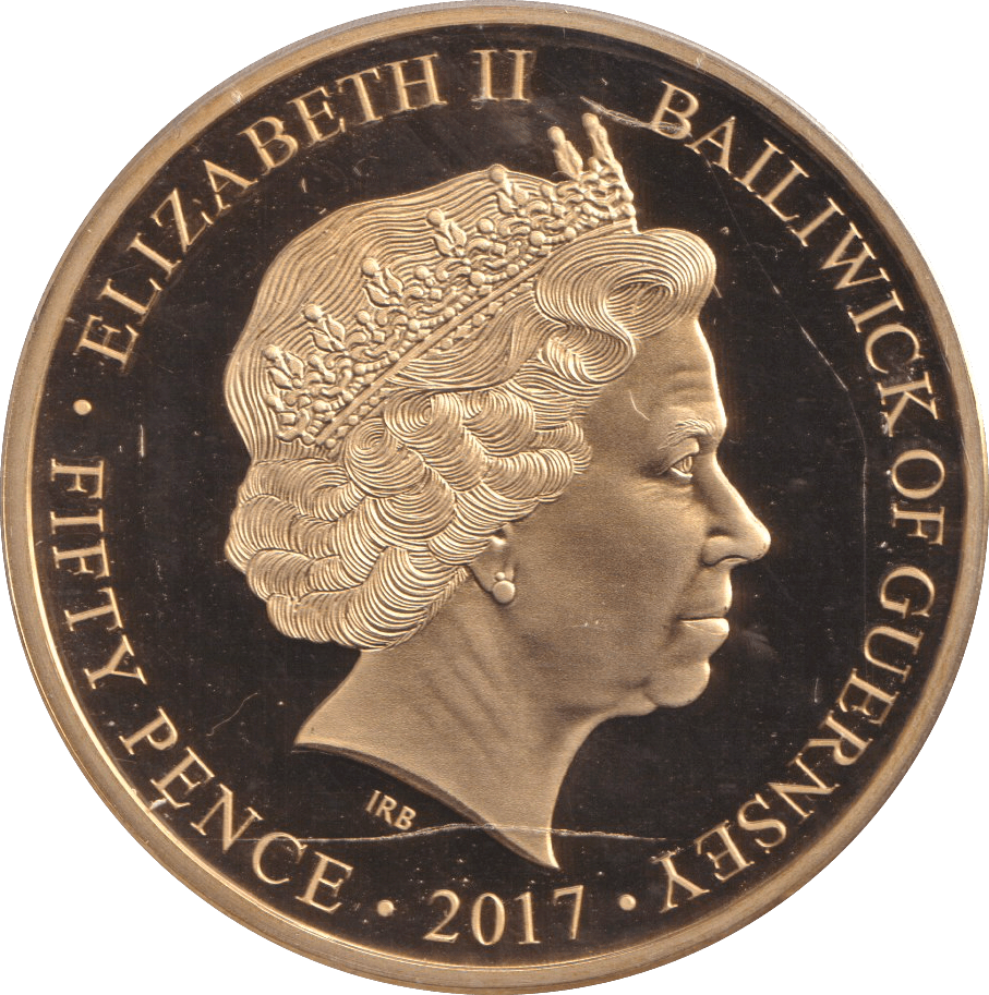 2017 BU FIFTY PENCE BAILIWICK OF GUERNSEY - WORLD COINS - Cambridgeshire Coins