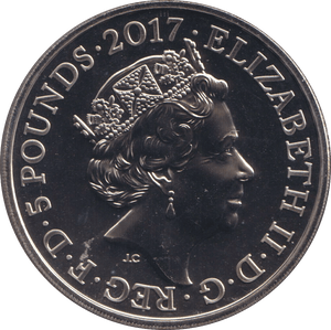 2017 BU FIVE POUNDS DUKE OF EDINBURGH - WORLD COINS - Cambridgeshire Coins