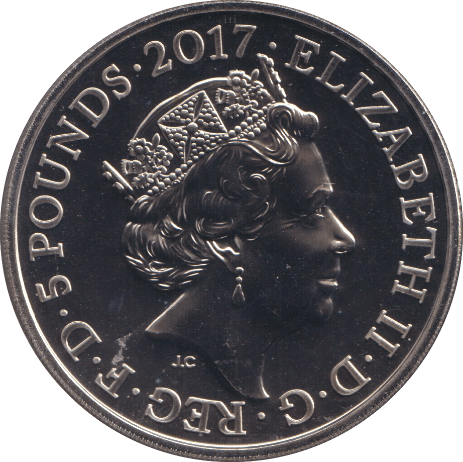2017 BU FIVE POUNDS DUKE OF EDINBURGH - WORLD COINS - Cambridgeshire Coins