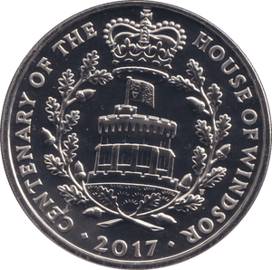 2017 BU FIVE POUNDS HOUSE OF WINDSOR - WORLD COINS - Cambridgeshire Coins