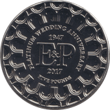 2017 BU FIVE POUNDS PLATINUM WEDDING - WORLD COINS - Cambridgeshire Coins